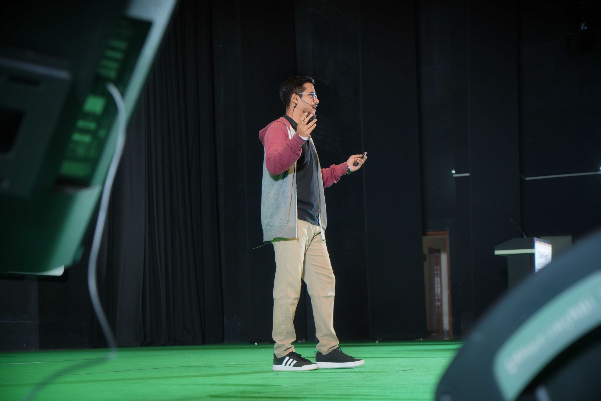 Conference photo from a GDG Hyderabad meetup